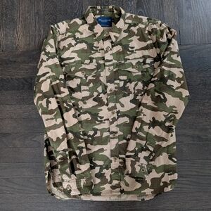 Freenote Cloth Mens ripstop camo shirt